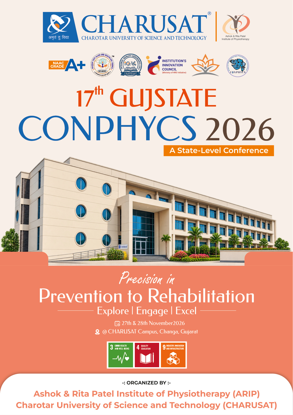17th GUJSTATE CONPHYCS 2026 Banner
